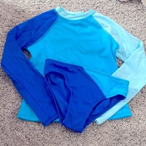 Lands End Girls Bathing Suit New in Bag